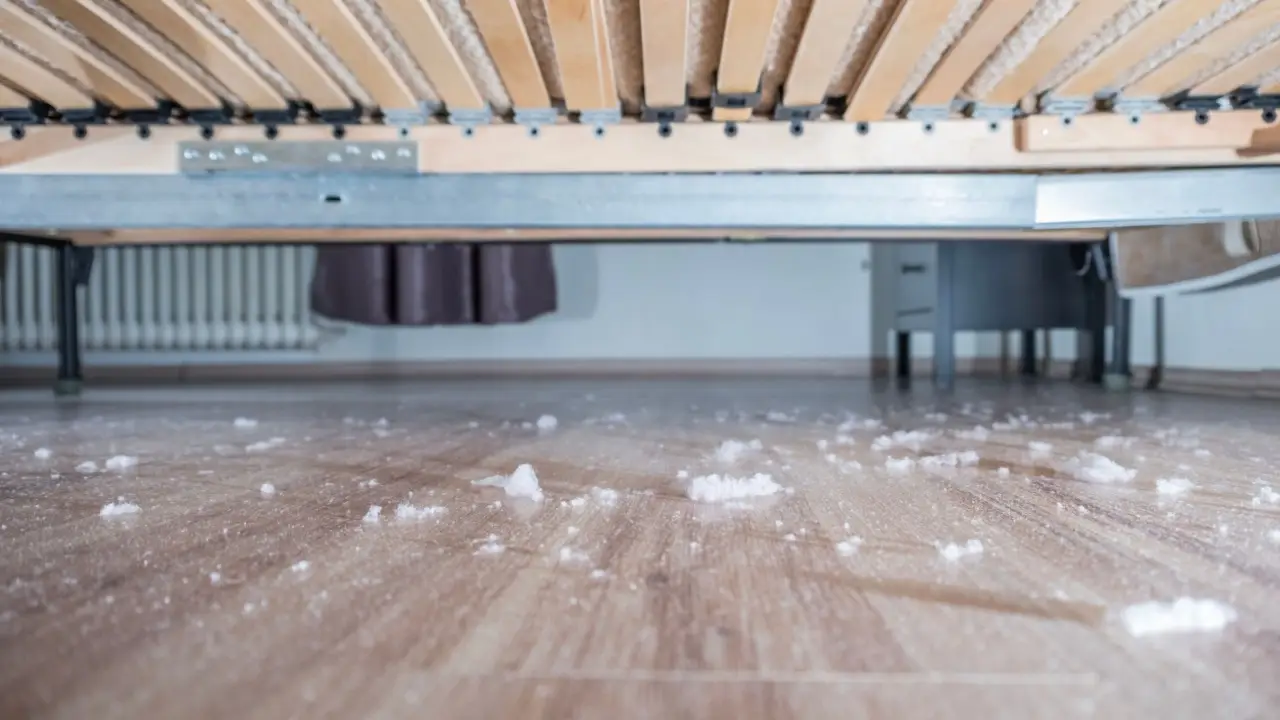 Il trucco definitivo per eliminare la polvere sotto il letto senza fatica