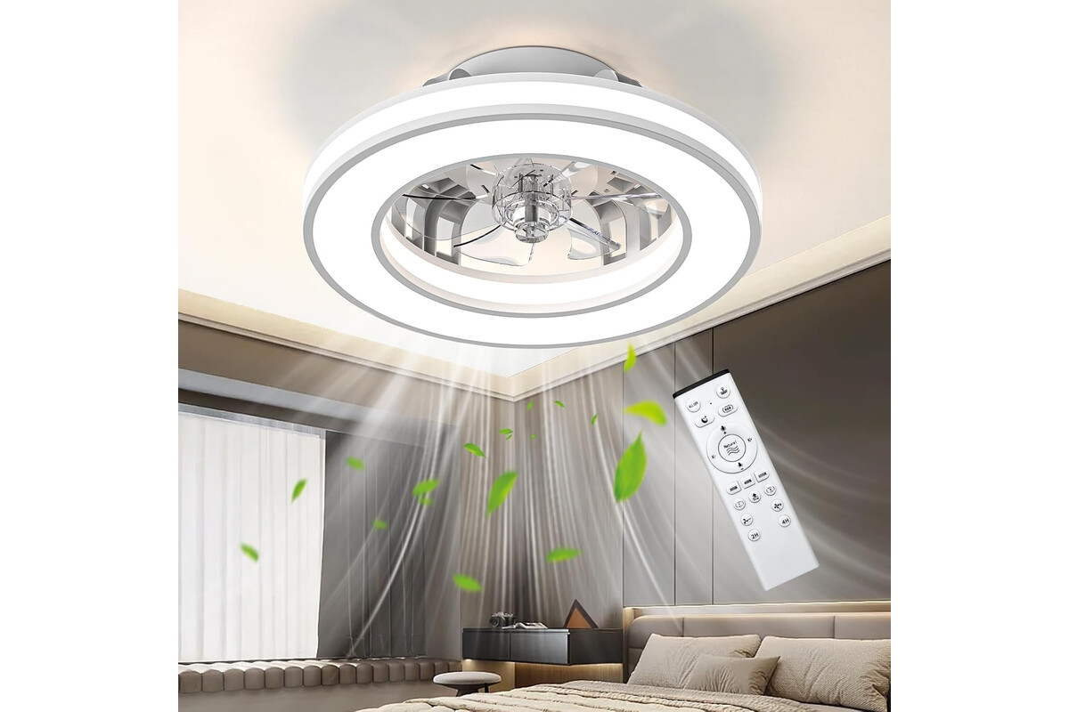 Risparmia energia e denaro: ventilatore da soffitto Ateroll con luce LED dimmerabile a prezzo speciale