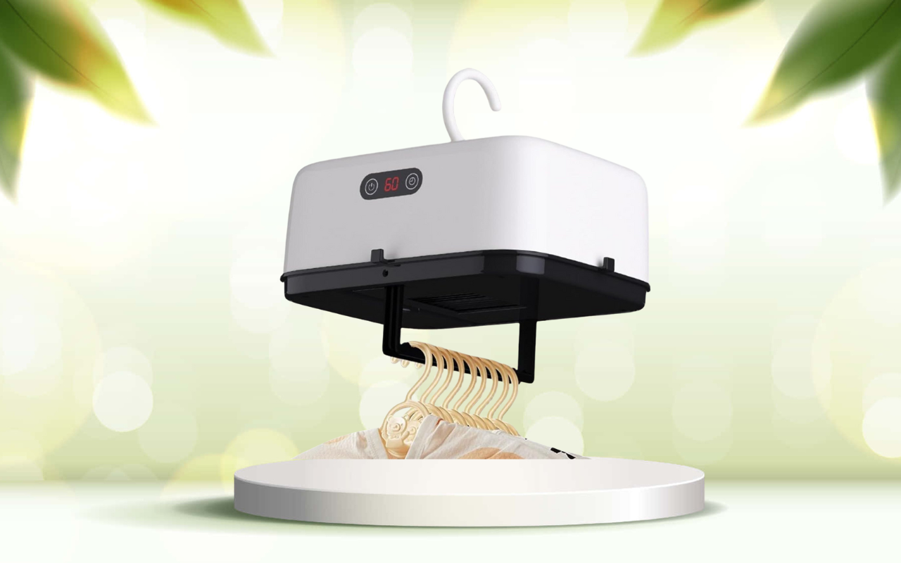 Scopri l’asciugatrice portatile compatta per asciugare i tuoi capi ovunque e subito